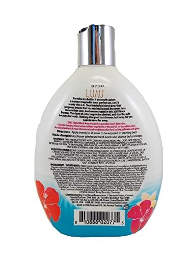 Tan Asz U Luau Advanced 200X Island Black Bronzer Dark Tanning Lotion Accelerator for Indoor Tanning Beds 13.5 fl. oz. Beauty & Personal Care Tan Asz U