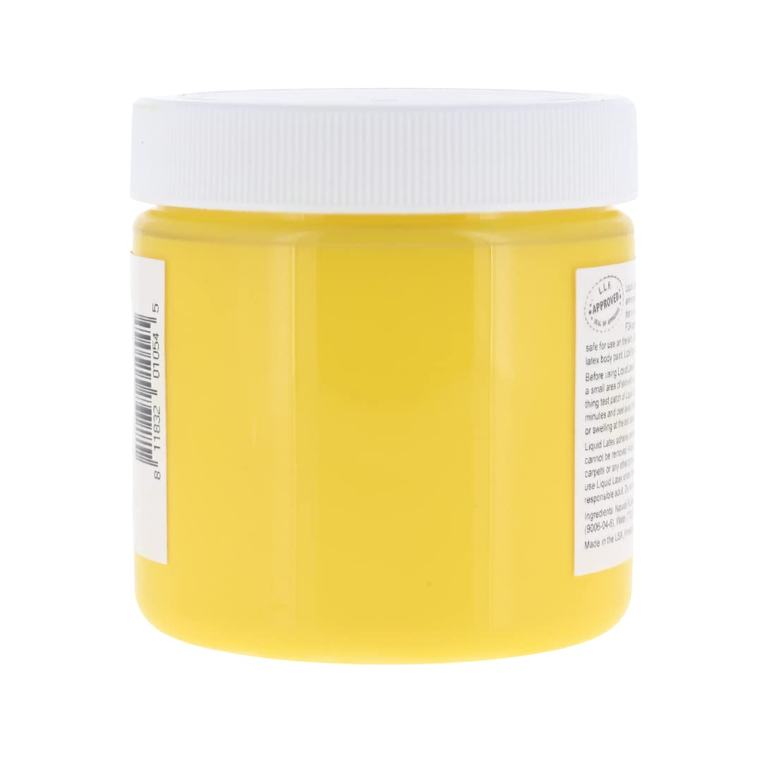 Liquid Latex Fashions Ammonia Free Liquid Latex for Adults and Kids, Face and Body Latex Paint, Ideal for Parties and Cosplay, Super Flexible, Yellow Beauty & Personal Care Liquid Latex Fashions