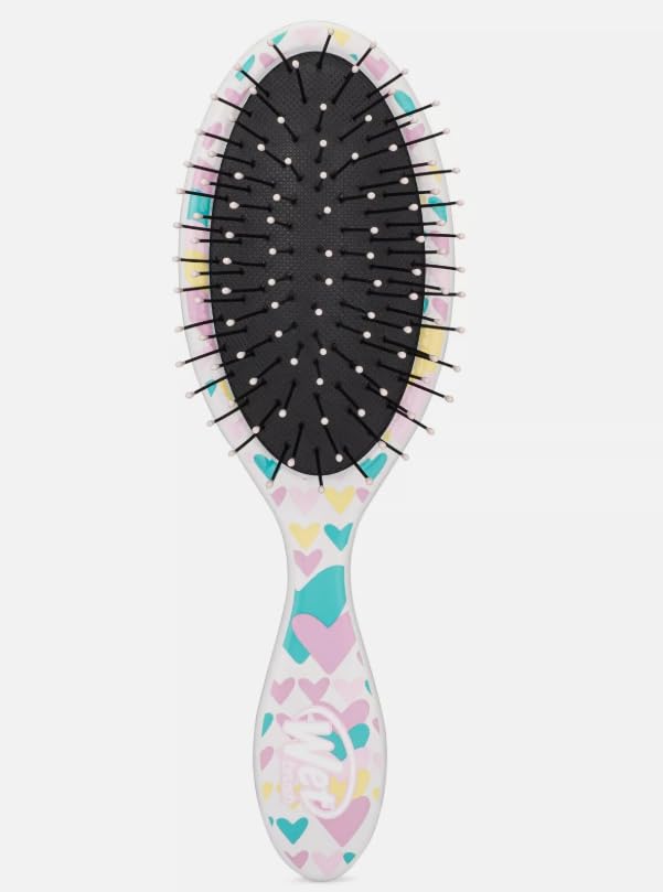 Wet Brush Kids Detangler Hair Brushes - Midi Hearts - Detangling Brush with Ultra-Soft IntelliFlex Bristles Glide Through Tangles with Ease -