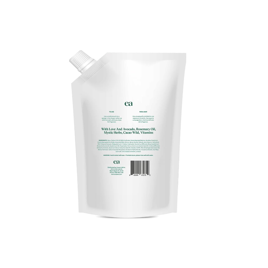 Eva + Avo Hydrating Body Wash, Gentle Moisturizing Cleanser for Dry, Sensitive & All Skin Types, Lightweight Daily Shower Body Wash for Women & Men Beauty & Personal Care Eva + Avo