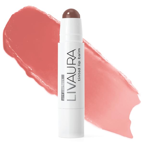 LIVAURA Tinted Lip Balm pH Activated Colored LipBalm, Hydrate, Glossy, Lightweight, Moisturize & Tint with Shea Butter, tinted lip balm for women Beauty and Personal Care LIVAURA
