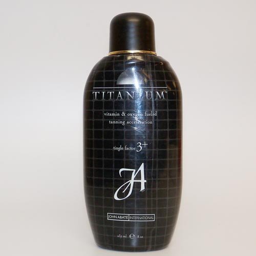 John Abate Titanium Vitamin & Oxygen Fueled Tanning Acceleration Lotion - 8 Oz. by John Abate Titanium 8 oz o Beauty & Personal Care John Abate Titanium 8 oz o