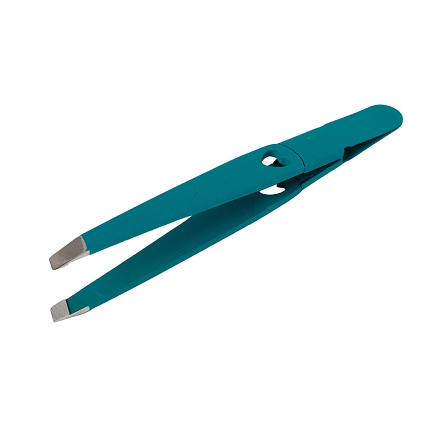 MENGKK Tweezers Professional Eyebrow Tweezers Stainless Steel Slanted Eye Brow Clips Makeup Tool(Green) Beauty and Personal Care MENGKK