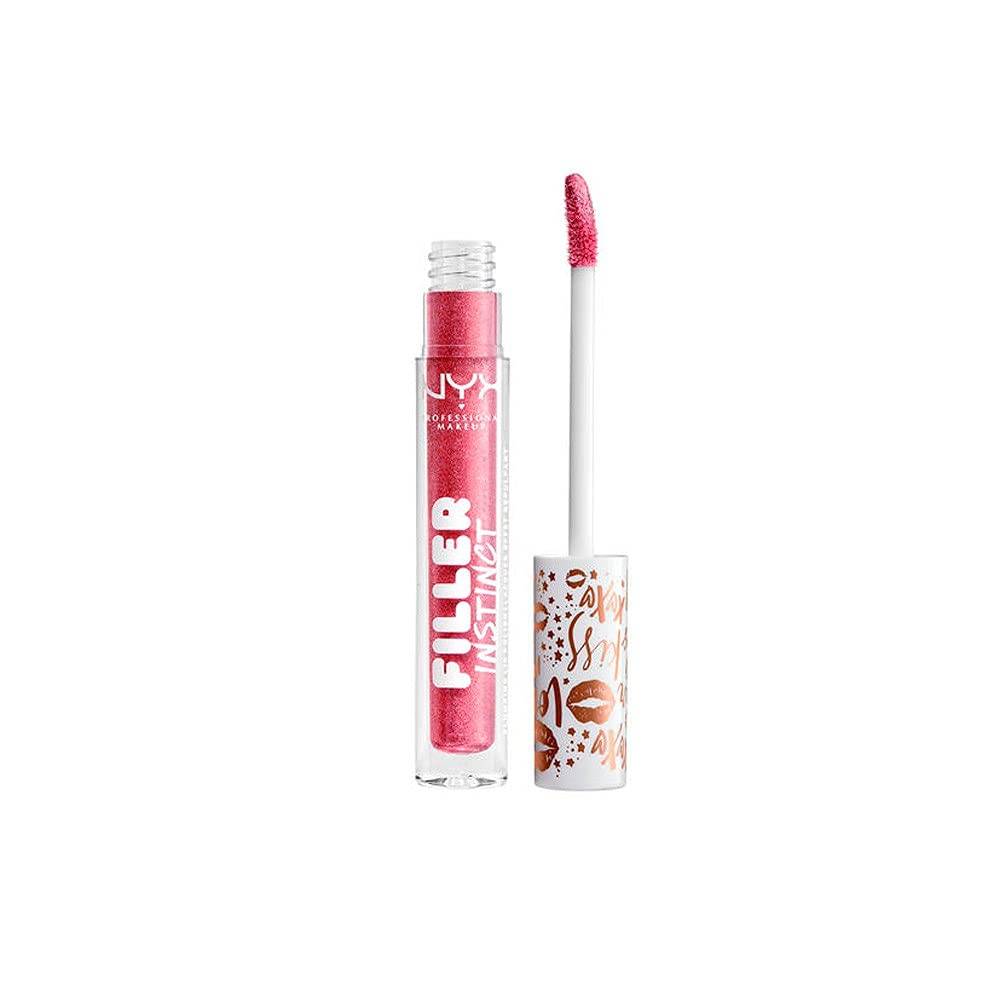 NYX PROFESSIONAL MAKEUP Filler Instinct Plumping Lip Polish, Lip Plumper Gloss - Major Mouthage (Plum Rose Gold) Beauty & Personal Care NYX PROFESSIONAL MAKEUP