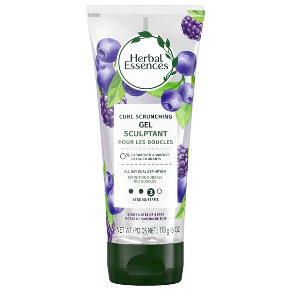 Herbal Essences, Curl Scrunching Gel, Scent Notes Of Berry, 6 Ounce Beauty & Personal Care Herbal Essences
