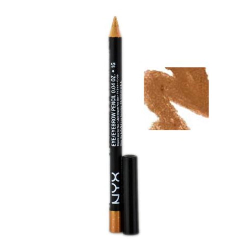 NYX Nyx slim eye liner pencil for eyes or eyebrow 933 gold shimmer