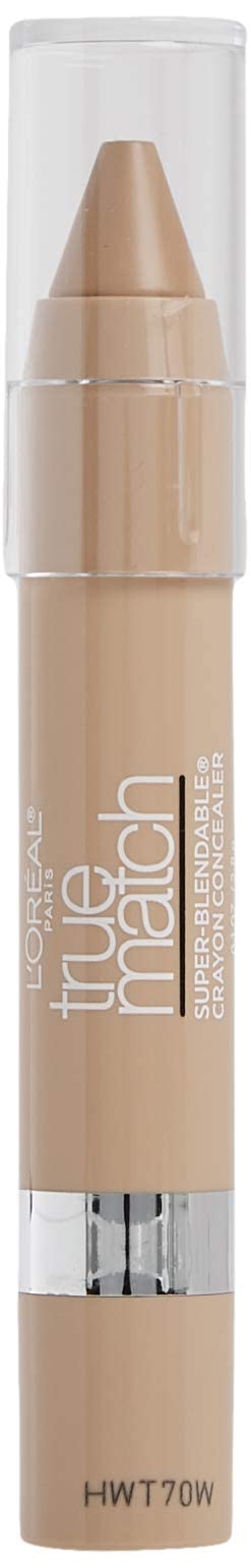 L'Oreal Paris True Match Super Blendable Crayon Concealer, Light/Medium Neutral, 0.1 oz.