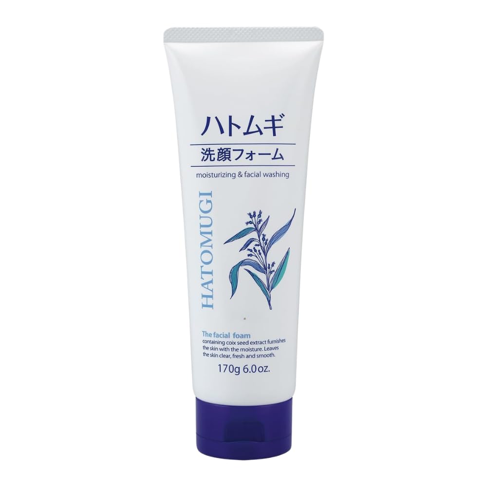 TokyoSuperSale Hatomugi Face Wash Foam 170 g/6.0 oz, Kumano Yushi, Reihaku, Made in Japan Beauty & Personal Care TokyoSuperSale