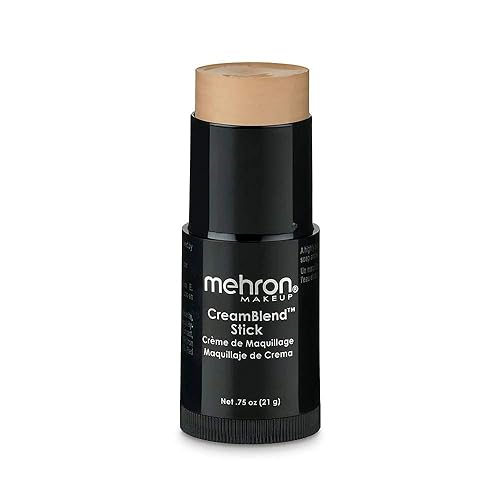 Mehron Makeup CreamBlend Stick | Face Paint, Body Paint, & Foundation Cream Makeup | Perfect for Halloween .75 oz (21 g) (Medium 1) Beauty & Personal Care Mehron