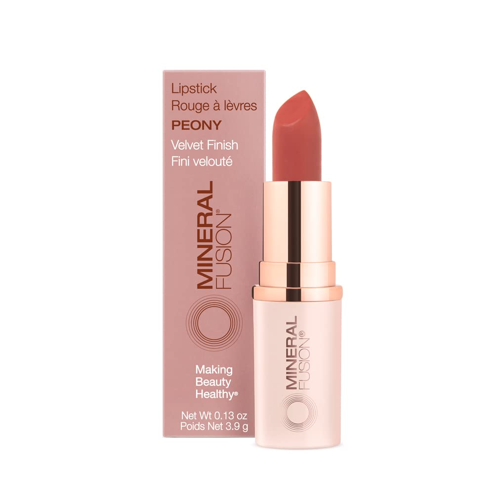 Mineral Fusion Lipstick, Peony, .14 Ounce Beauty & Personal Care Mineral Fusion