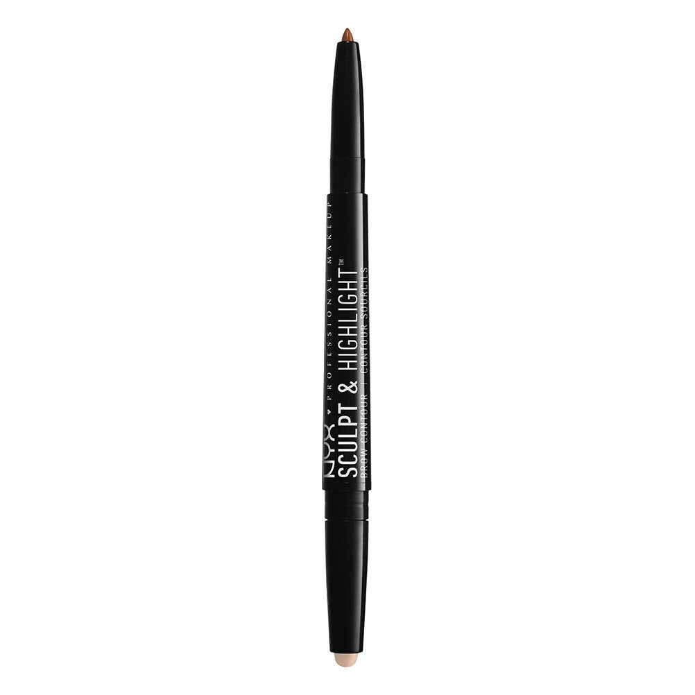 NYX PROFESSIONAL MAKEUP Sculpt and Highlight Brow Contour, Eyebrow Pencil, Auburn Soft Pink Beauty & Personal Care NYX PROFESSIONAL MAKEUP