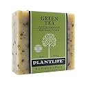 Plantlife Green Tea Bar Soap - Moisturizing and Soothing Soap for Your Skin - Hand Crafted Using Plant-Based Ingredients - Made in California 4oz Bar Beauty & Personal Care Plantlife
