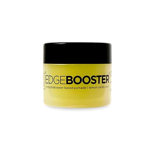 Style Factor EDGEBOOSTER Strong Hold Water-Based Pomade 0.85 Oz Mini Travel Size (0.85 Fl Oz (Pack of 1), Lemon Candy) Beauty & Personal Care Style Factor