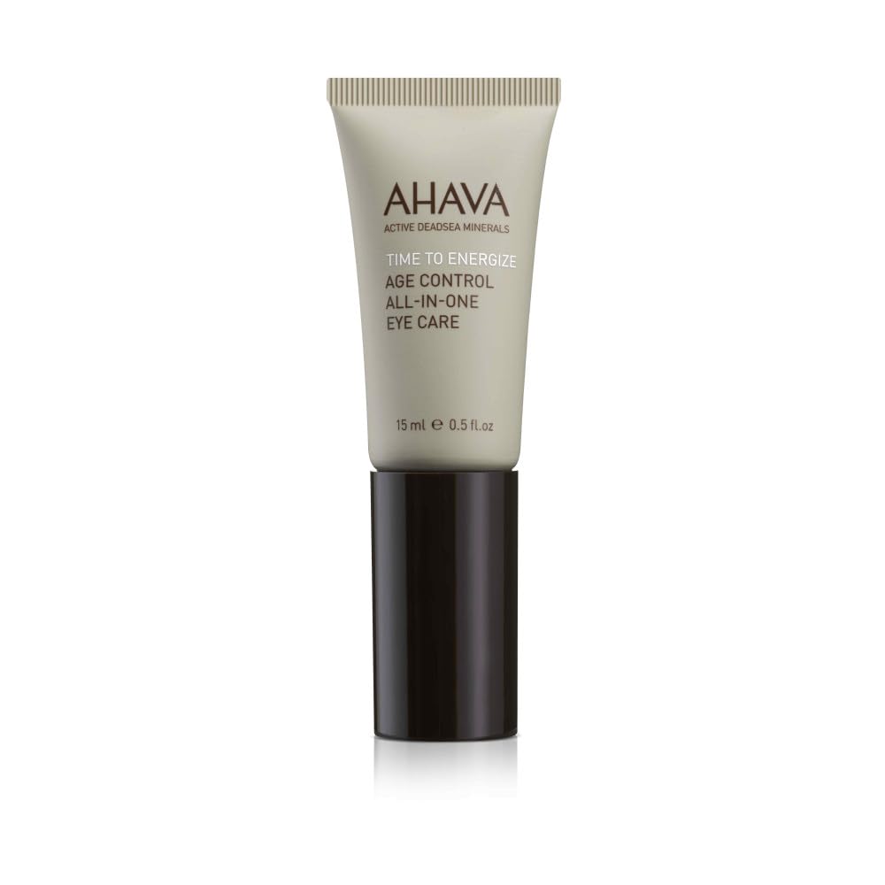 AHAVA Time To Energize Men's Age Control All-in-One Eye Care - Refreshing & Hydrating Gel to Smooth Undereye Area, Reduce Dark Circles, with Osmoter Beauty & Personal Care AHAVA