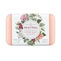 Mistral Classic French Bar Soap, Lychee Rose, 7 oz - Triple-Milled Luxury Natural Soap with Organic Shea Butter & Olive Oil | Long-Lasting Beauty & Personal Care Mistral