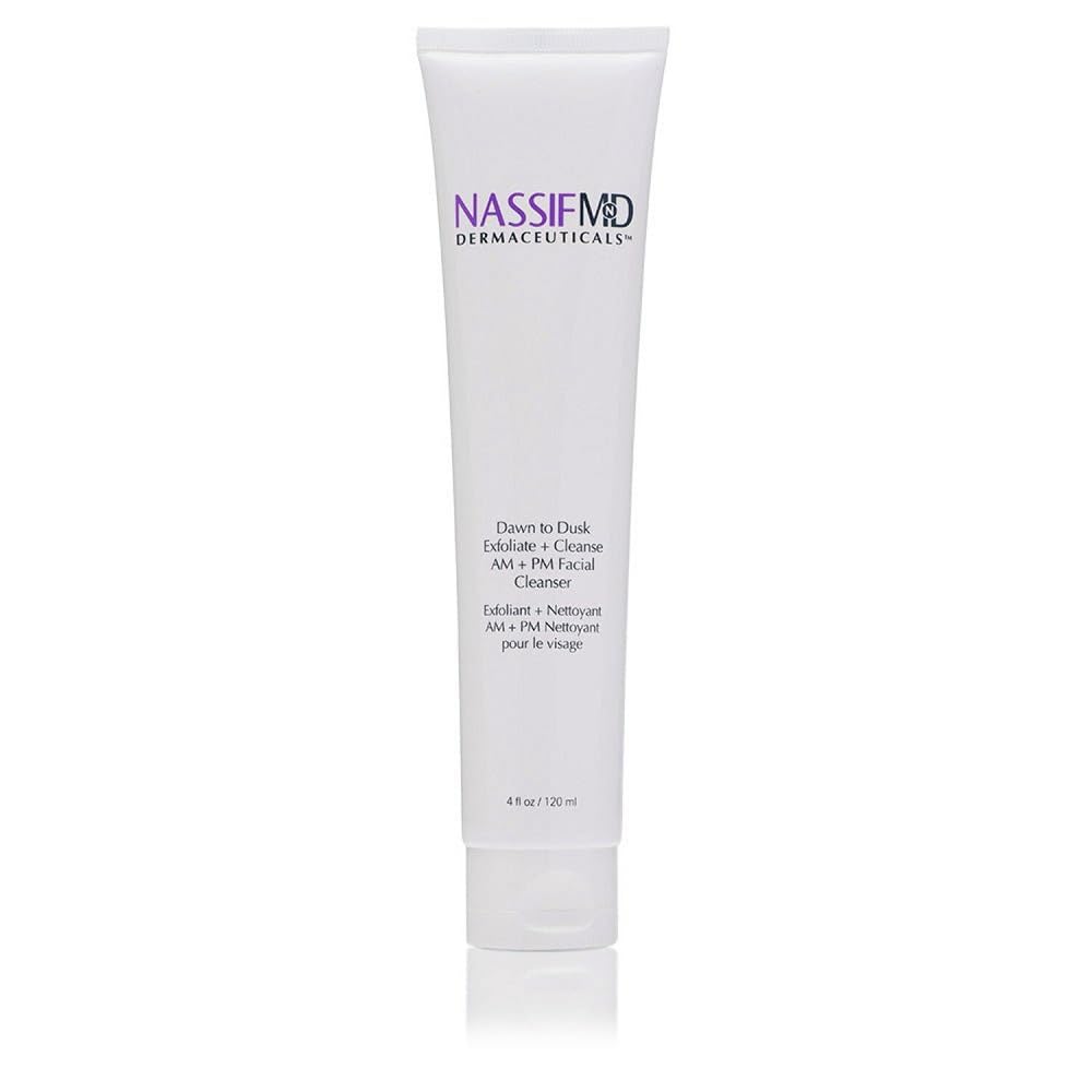 NassifMD Dawn to Dusk Foaming Facial Cleanser Vegan Cleanser Face Wash for Women, Gentle and Hydrating Cream Wash for Dry or Oily Skin, Hydrating Beauty & Personal Care NASSIFMD