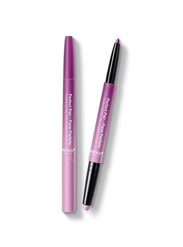 Absolute New York ALD03 Perfect Pair Lip Duo, Fuller and Poutier Lips, Deeper Shade For Lip Contouring, Satin Lipstick and Lip Liner Beauty & Personal Care Absolute New York