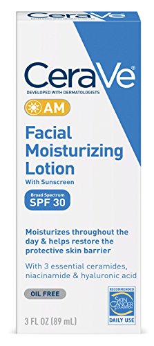 CeraVe Facial Moisturizing Lotion AM SPF 30 | 3 Ounce | Daily Face Moisturizer with SPF | Fragrance Free Beauty & Personal Care CeraVe