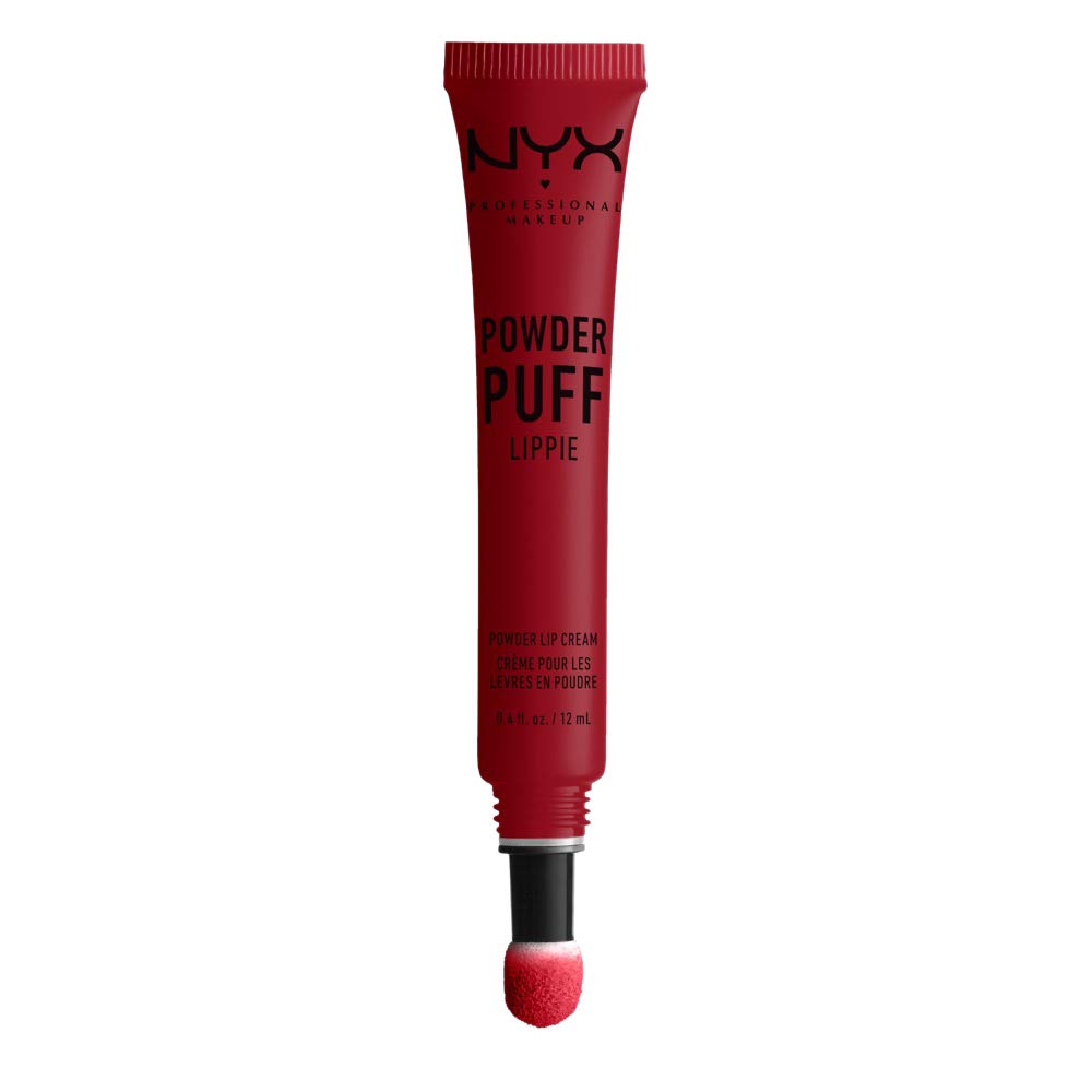 NYX PROFESSIONAL MAKEUP Powder Puff Lippie Lip Cream, Liquid Lipstick - Group Love (True Red) Beauty & Personal Care NYX PROFESSIONAL MAKEUP