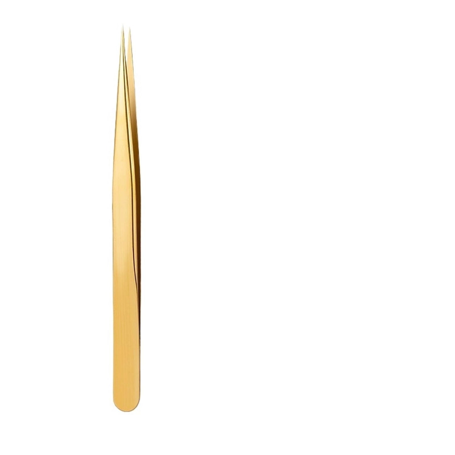 Eyelash Tweezer For False Eyelash Extension Lash Fan Eyebrows Nail Art Clip Cilia Gold Stainless Steel Tweezers Makeup Tools(Tweezers C) Beauty and Personal Care ZXYZXYZZ