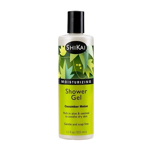 ShiKai Daily Moisturizing Shower Gel (Cucumber Melon, 12 oz) | Gentle Formula | With Aloe Vera & Oatmeal for Soft, Healthy Skin | Dry Skin Relief Beauty & Personal Care ShiKai