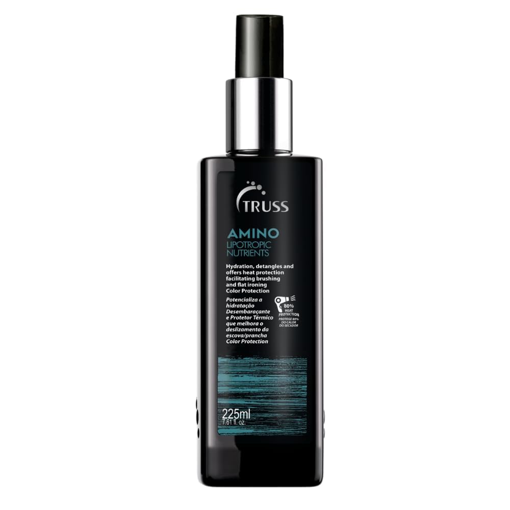 TRUSS Amino Heat Protection Spray 7.61oz | Anti-Frizz Leave-In, Detangler & Color-Safe Heat Protectant with Essential Oils & Amino Acids Beauty & Personal Care TRUSS