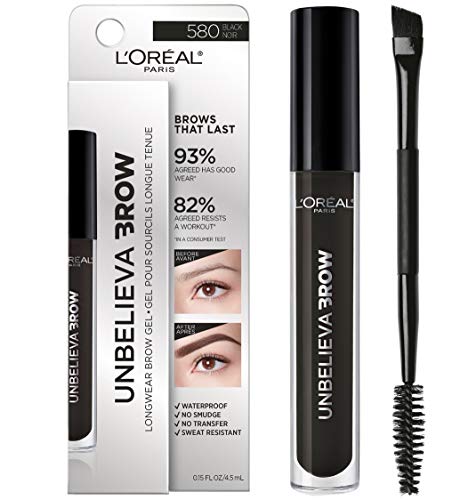 L'Oreal Paris Unbelieva-Brow Longwear Waterproof Tinted Brow Gel, Smudge-resistant, Transfer- Proof, Quick Drying, Easy and quick application