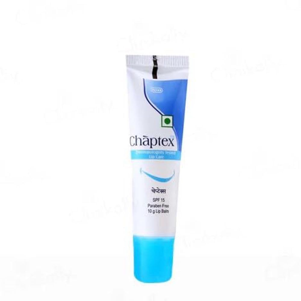 Chaptex Lip Balm SPF 15 10g - Paraben Free Moisturizing Lip Care - Dermatologist Tested - UV Protection for Dry, Chapped Lips - Pack of 2 Beauty and Personal Care Chaptex