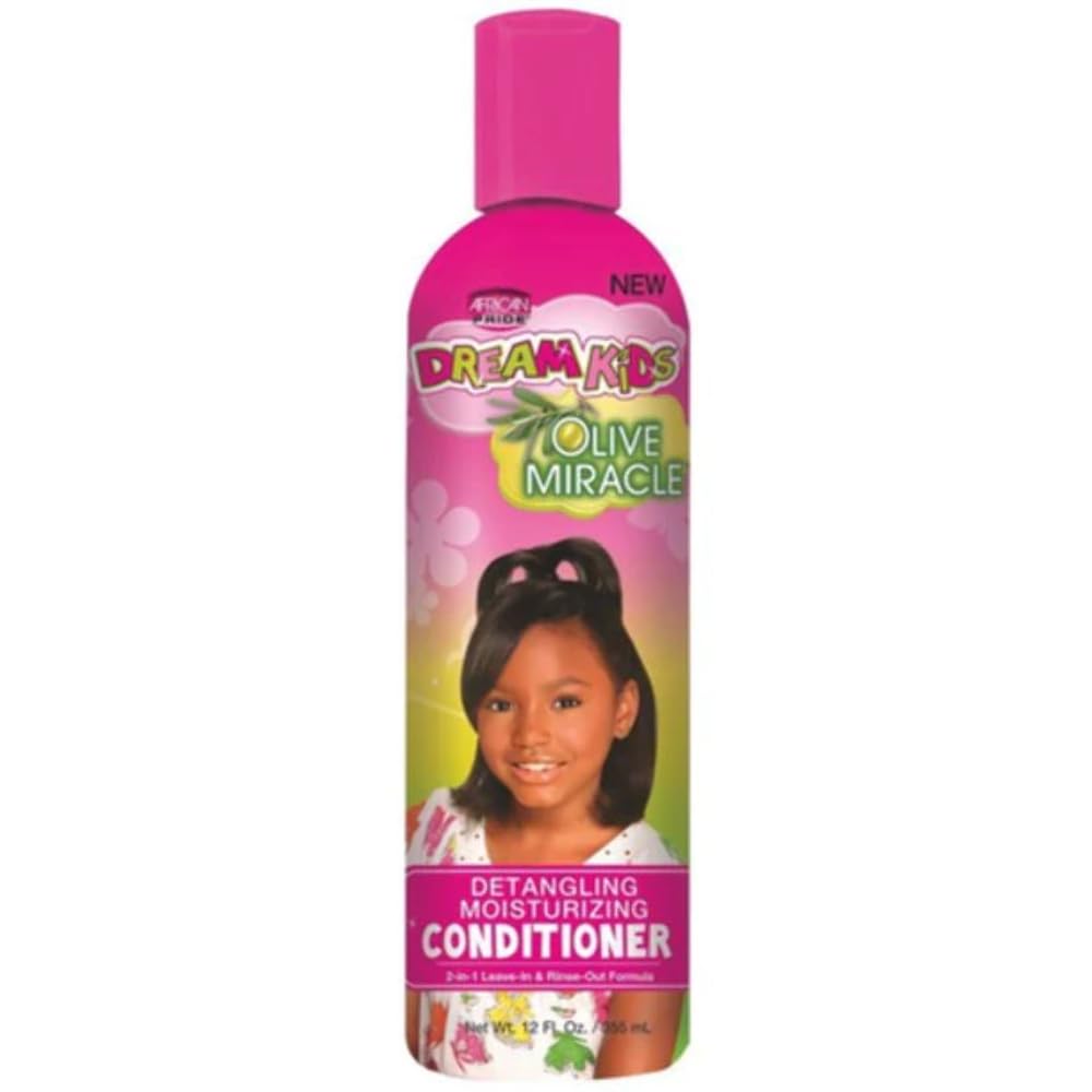 African Pride Dream Kids Olive Miracle Detangling Moisturizing Conditioner 12 oz Beauty and Personal Care My Africa Caribbean