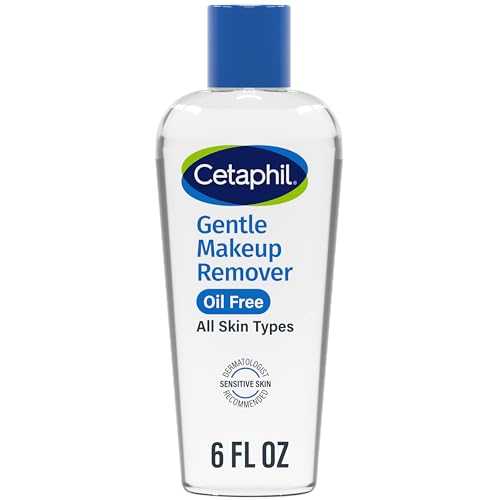 Cetaphil Gentle Waterproof Makeup Remover, Sensitive Skin, 6oz