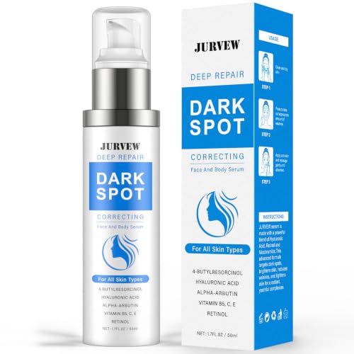 JURVEW1 Dark Spot Remover Face and Body, Dark Spot Corrector Cream for Age Spot Sun Spot Melasma Freckles, Rapid Corrects Uneven Skin Tone Beauty & Personal Care JURVEW1