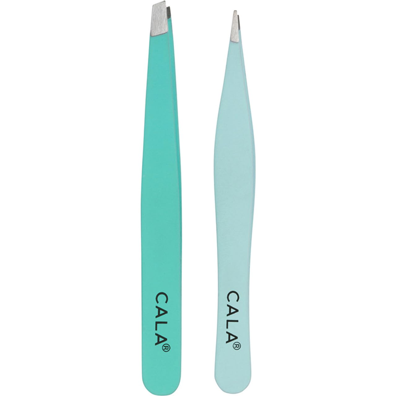 Cala Soft touch mint tweezer duo Beauty & Personal Care Cala