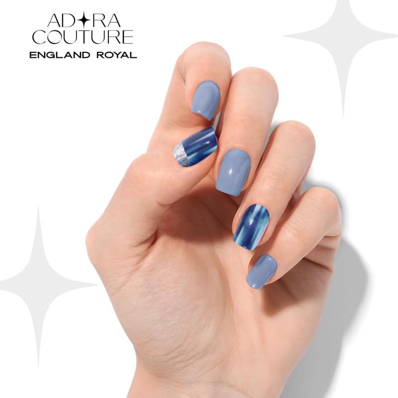Adora Couture Semi-Cured Gel Nail Strips - 30 Salon-Quality Stickers with UV Light Required, Long Lasting, Easy Application & Removal, Includes Prep Beauty & Personal Care Adora Couture