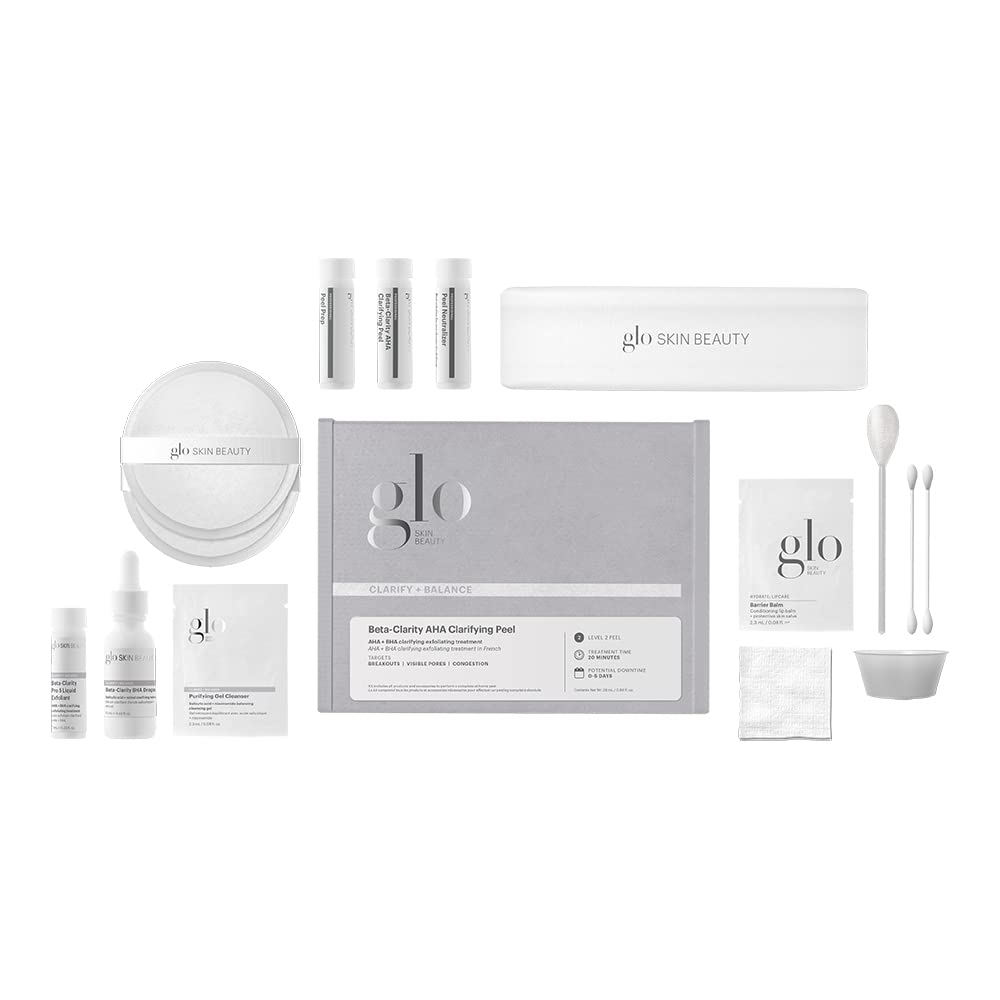 Glo Skin Beauty Beta-Clarity AHA Clarifying Peel | Level 2 Professional At Home Peel Kit | For Clarifying, Exfoliating and Brightening Beauty & Personal Care Glo Skin Beauty