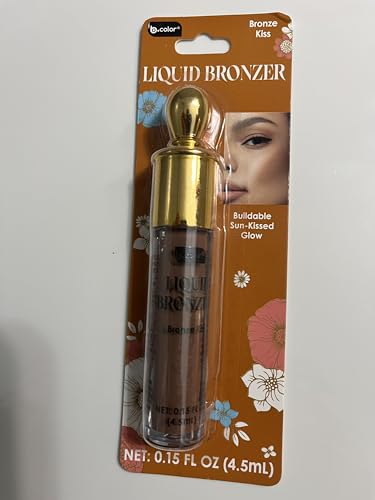 B.color Liquid Bronzer, Bronze Kiss, Buildable Sun-Kissed Glow, 0.15 FL OZ Beauty & Personal Care b-color