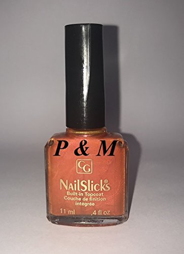 COVERGIRL NAILSLICKS Built-in TOP Coat Frost/GIVRE Nail Polish .4 OZ / 11 ML # 491 Citrus Punch/Punch AUX AGRUMES