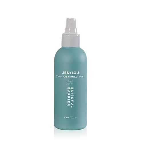 Jess & Lou Beauty Heat Protectant Spray with Natural Ingredients for Smooth, Frizz-Free Hair, Sulfate-Free Vegan Thermal Protection Mist for Blow Dry Beauty & Personal Care Jess & Lou