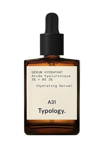 Typology A31 Hydrating Serum, 3% Hyaluronic Acid + 2% B5, Moisturizing Face Serum 0.5 fl oz Beauty & Personal Care Typology