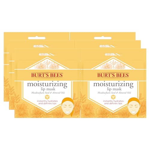 Burt's Bees 100% Natural Moisturizing Lip Mask, Single Use Conditioning Lip Care, 6 Count Beauty and Personal Care Burt's Bees