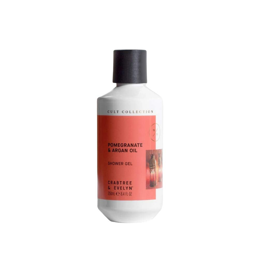 Crabtree and Evelyn Cult Collection Pomegranate & Argan Oil Hand Cream 0.8 Oz & Shower Gel 8.4 Oz Beauty & Personal Care Crabtree