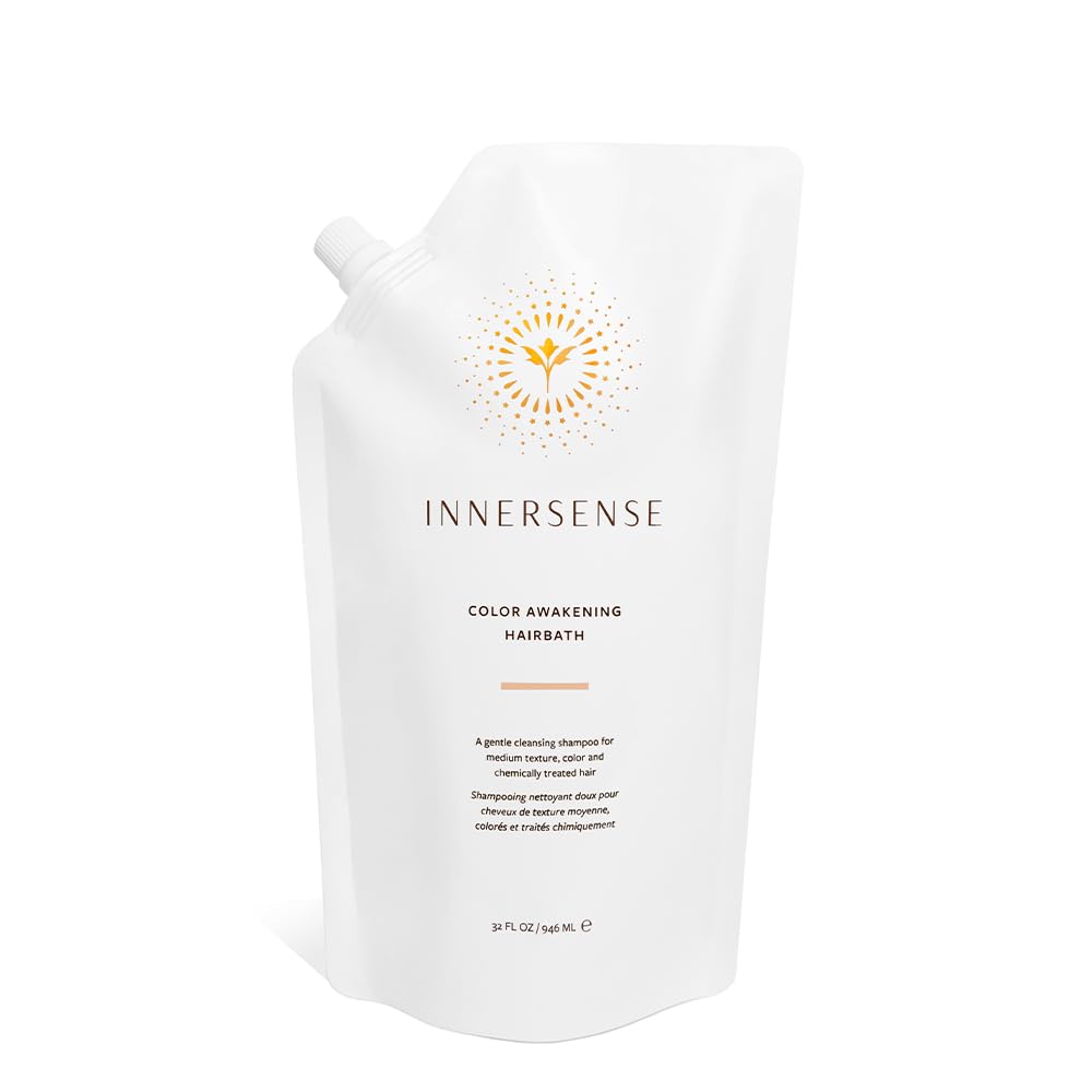 INNERSENSE Organic Beauty - Natural Color Awakening Hairbath Shampoo | Non-Toxic, Cruelty-Free, Clean Haircare (32oz Refill Pouch) Beauty & Personal Care INNERSENSE
