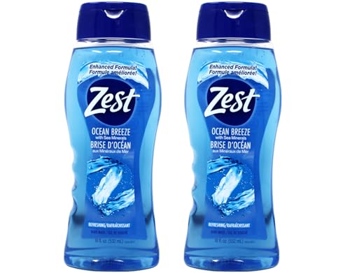 Zest Body Wash Ocean Breeze with Sea Minerals Refresh 18 Ounce (Pack of 2) Beauty & Personal Care Zest