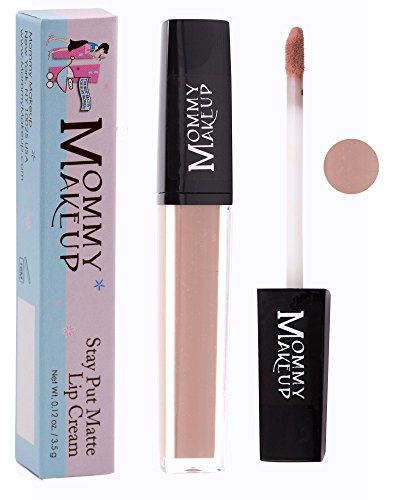 Mommy Makeup Stay Put Matte Lip Cream - Kiss-proof, Transfer-proof, Waterproof, Long Lasting Lipstick - Non-Drying Formula Infused with Vitamin E Beauty & Personal Care Mommy Makeup
