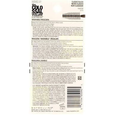 Maybelline Volum' Express The Colossal Mascara - Classic Black - 2 Pack Beauty & Personal Care MAYBELLINE