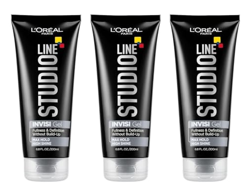 L'Oreal Paris Studio Line INVISI Gel, Strong Hold 6.80 oz (Packs of 3) Beauty & Personal Care L'Oreal Paris