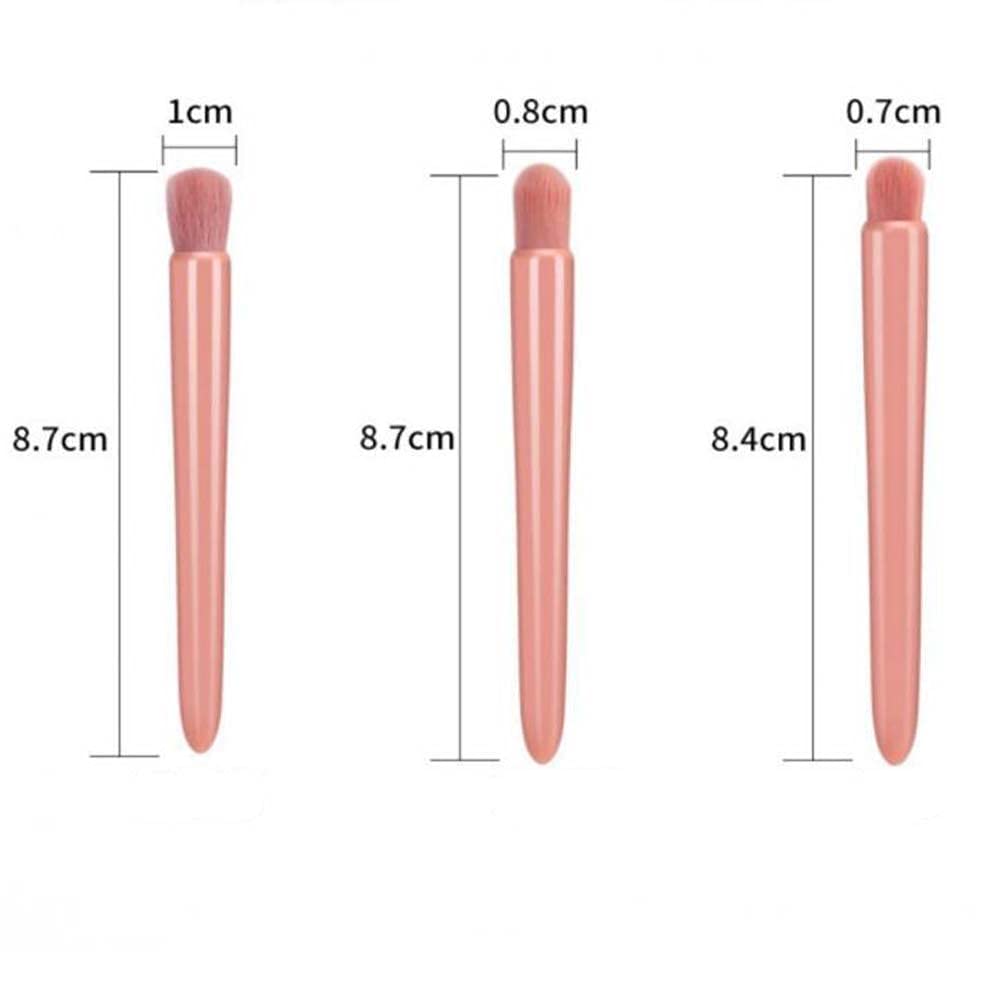 Easy-taken Travel Makeup Brush Set, COSHINE 5pcs Mini Complete Function Cosmetic Brushes Kit (5pcs with mirror) Beauty & Personal Care COSHINE