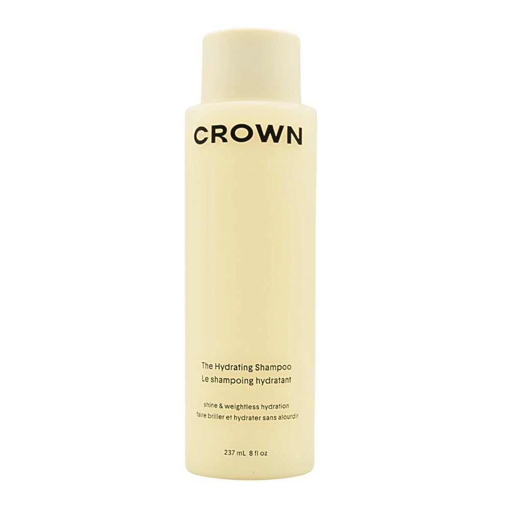 CROWN AFFAIR The Hydrating Shampoo 8oz - Creamy Cleanser for Dry, Damaged Hair with Tsubaki Oil & Red Algae Extract