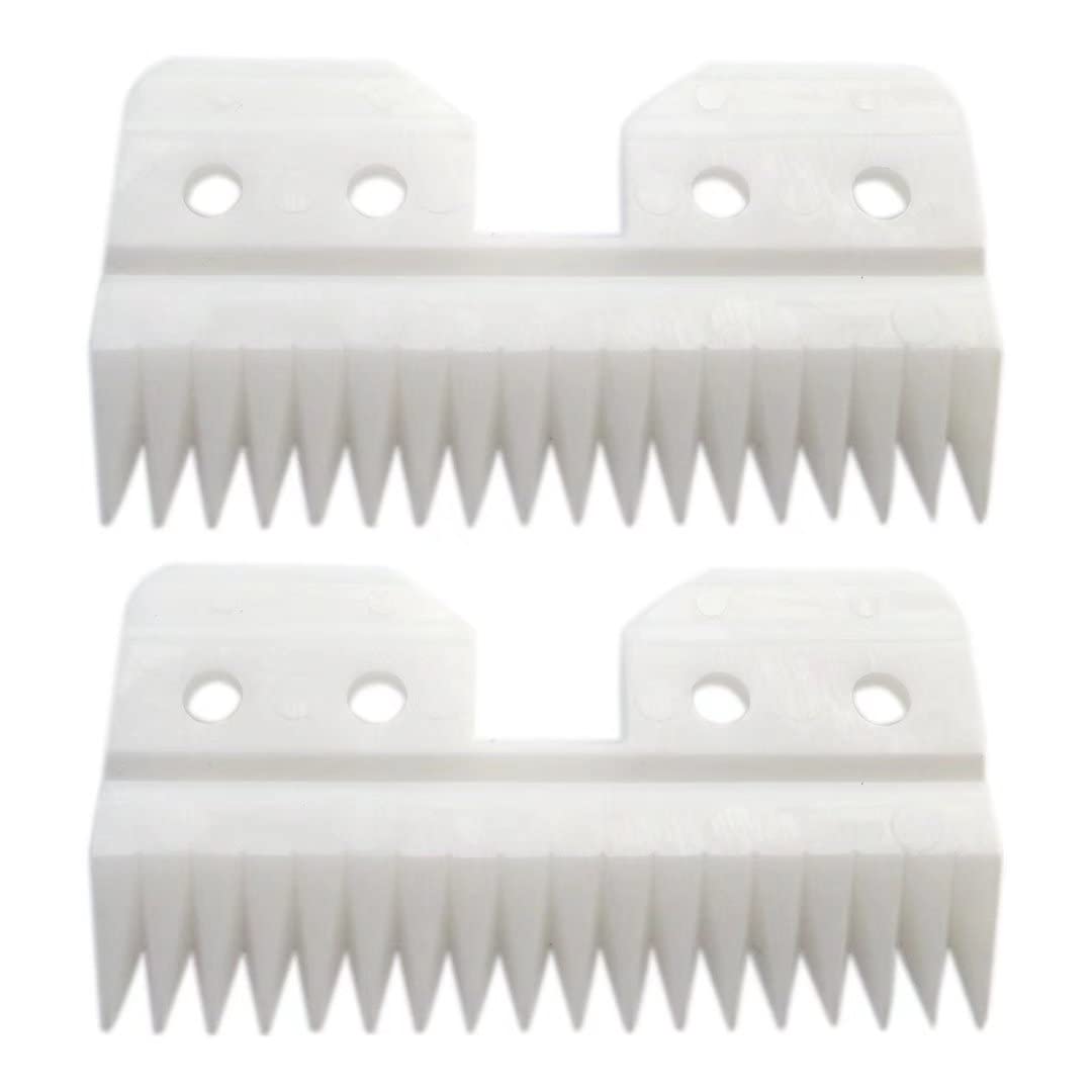 2023 Upgraded Professional Replacement Blade Cutter for Oster Fast Feed, 18 Teeth Ceramic Moving Blade 2pcs Beauty and Personal Care USonline911