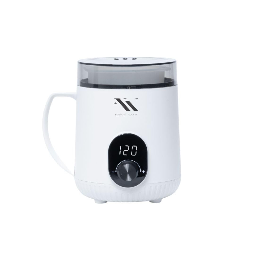 Nova Wax Warmer - White Digital Mini Wax Warmer for Hair Removal 8.4oz / 238g Beauty and Personal Care Nova Wax