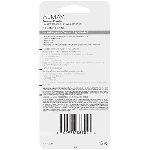 ALMAY Pressed Powder Medium Meets Deep (Packaging May Vary) Beauty & Personal Care Almay